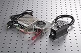 Q-BAIHE LSR450NL-1ハイパワーラボレーザーの450nmのの1MWブルーレーザードットダイオードモジュール+ TTL変調+ TEC冷却+85-265V OEM電源タイプLSR-PS-I/