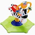 Fisher Price Go Baby Go Bounce & Spin Zebra