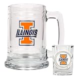 Illinois Fighting Illini Boilermaker Set NCAA College Athletics