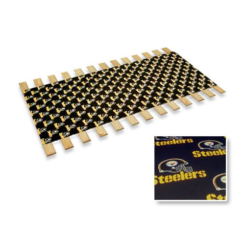 Pittsburgh Steelers Football Sports Twin Size Bed Slats Bunkie Board Support Roll