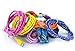 Josi Minea Fabric Braided Nylon Ruggedized USB Rainbow Cables for Samsung Galaxy S4/S3/S2, Galaxy Note/ Note 2, Galaxy Tab, Google Nexus 7/ 10, Nokia Lumia, Android, Windows Phone - 10ft (5 Pack)