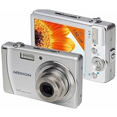 Medion Life P43008 Digitalkamera (14 Megapixel, 3-fach opt. Zoom, 7,6 cm (3 Zoll) Display, bildstabilisiert) silber