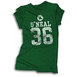 5th & Ocean Boston Celtics Shaquille O'Neal Womens Tri-Blend T-Shirt