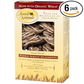 Amish Naturals Whole Wheat Spaghetti, 12-Ounce Boxes (Pack of 6)