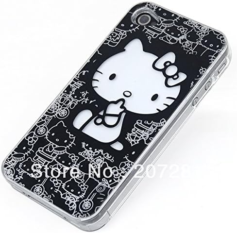Ledo® Battery Operated Led Light Up Case for Apple Iphone 5 5s (Hello Kittty)