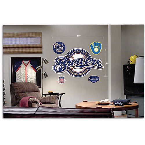 Brewers Fathead MLB Logo