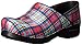 Dansko Women's Professional Multi Plaid Pat