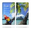 Tropics Design Skin Decal Protective Sticker for Zune 80GB / 120GB