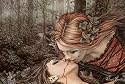 Victoria Frances The Kiss POSTER vampire lesbian sexy - 24" x 36"