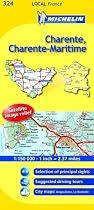 Charente, Charente-Maritime (Michelin Local Maps)