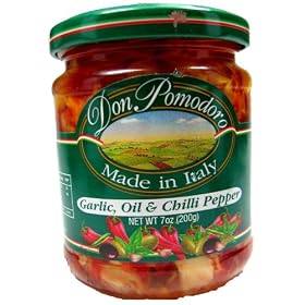 Don Pomodoro Garlic Oil & Chili Pepper Sauce 7 Oz.