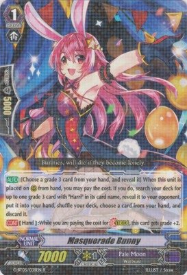 Cardfight!! Vanguard TCG - Masquerade Bunny (G-BT05/038EN) - G Booster Set 5: Moonlit Dragonfang