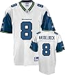 Mens Seattle Seahawks #8 Matt Hasselbeck Road Replica Jersey