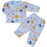 アンパンマン 長袖パジャマ なあったかフリース素材。J-FA2849 (90cm, サックス)