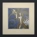 Susho, King Silk Art Handmade Silk Embroidery - Goddess and a Flock of Cranes - White Mat Framed Medium Size 35036WF