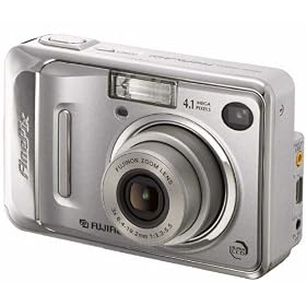 Fujifilm FinePix A400 Digital Camera - Silver (4MP, 3x Optical Zoom) 1.8 inch LCD