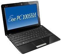 Asus EEE PC 1005HA-M 25,7 cm (10,1 Zoll) Netbook (Intel Atom N270 1.6GHz, 1GB RAM, 160GB HDD, Grafik im Chipsatz integriert, Win 7 Starter) schwarz