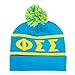 Phi Sigma Sigma Letter Winter Beanie Hat Greek Cold Weather Winter Phi Sig