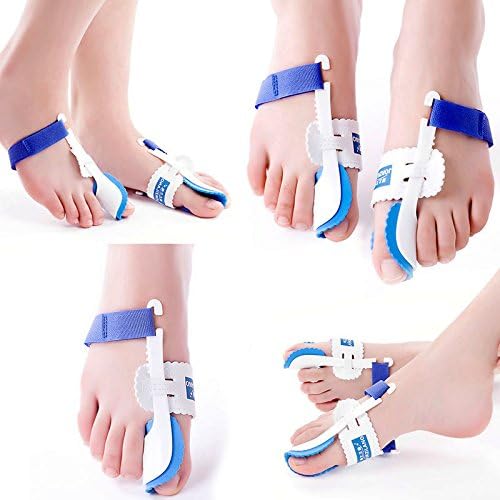 1 Pair Big Toe Bunion Night Splint Straightener Foot Pain Relief Hallux Valgus