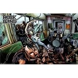 (24x36) Rock Band (Subway) Video Game Poster Print