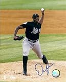 Dontrelle Willis Autographed/Hand Signed Florida Marlins 8x10 Photo