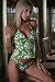 Women's Swimsuit Separate by Blue Sky Swimwear Surf Green; Full Bottom: Bathing Suit Bottom Only