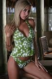 Women's Swimsuit Separate by Blue Sky Swimwear Surf Green; Full Bottom: Bathing Suit Bottom Only