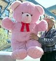 GIANT 48" FRIENDLY TEDDY BEAR - HUGE SOFT JUMBO STUFFED PLUSH BEAR - PERFECT FOR MOTHER'S DAY MOTHERS DAY GIFT OR ANYTIME - COLOR: PINK