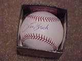 Lou Brock Hand Signed Autographed St Louis Cardinals Official Major League Baseball w/ Photo of Signing
