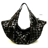 Designer Weave Casablanca Hobo/Handbag - Brown/Bronze/Dark Silver Available