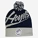 Georgetown Hoyas Mitchell & Ness Vintage Jersey Pom Knit Hat