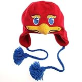 NCAA Kansas Jayhawks Mascot Knit Beanie