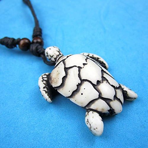 Ethnic Tribal, Cool SEA Hawaii Turtle Totem Pendant Necklace. Collar Surfer Ajustable De Tortuga Marina
