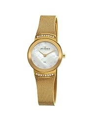 Skagen Womens 812SGG Steel Luxurious Gold Mesh Watch