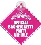 Bachelorette Car Window Sign Auto 3.49