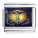 Jewelry : Jesus Crucified Photo Italian Charm Bracelet