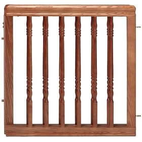 Home Décor Stair Gate - Dark Auburn