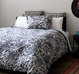 DwellStudio Etching King Duvet Set, Ink