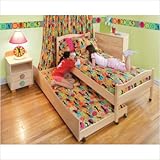Flower Power Twin Duvet Cover / Bedskirt / Sham Set