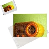 Photo Jigsaw Puzzle of Photograph of the detail of a radio, Model Bullet Streamline 115, by Fada from V and A Images