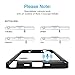 Maxboost Clear Cushion GAWAY-22 Shock-Absorbing Bumper and Ultra Clear Back Panel Protective Case for Samsung Galaxy Note 4 - Retail Packaging - Ultra Clear / Jet Black
