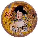 Gustav Klimt Crystal Glass Paperweight - Adele Bloch-Bauer