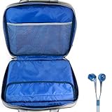 Exclusively Designed Blue Pin Messenger Bag for Motorola Xoom + Blue Headph ....