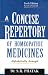 A CONCISE REPERTORY OF HOMEOPATHIC MEDICINES