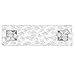 Heritage Lace Woodland Table Runner, 14 in x 60 in, Ecru