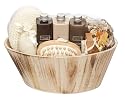 Winter In Venice - Coco Cuddle Wooden Oval Bowl - Pamper Gift Set