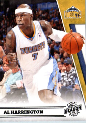 2010/11 Panini Season Update Basketball Card # 128 Al Harrington Denver Nuggets In a Protective Screwdown Display Case !