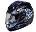 51dU6WnFcfL. SL75  Flamma Blue Helmet Design   Size : Medium