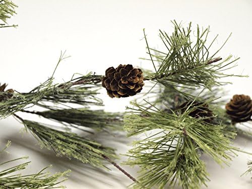 72" Smokey Pine Garland with Pine Cones - Perfect Garland for Decorating During the Christmas Season -