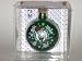 BOSTON CELTICS (2 5/8" In Diameter) Glass Logo CHRISTMAS ORNAMENT (Snowflake Design)